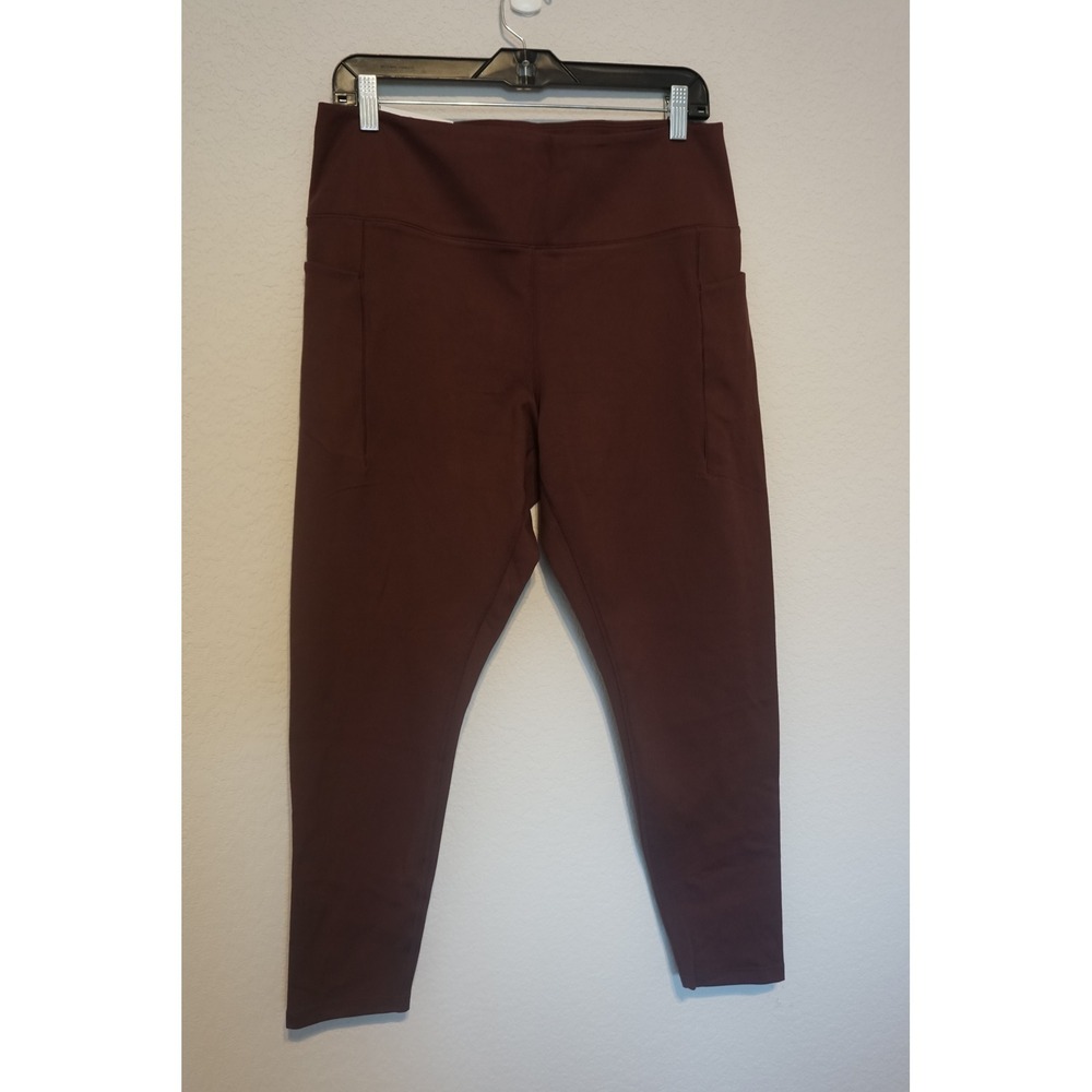BNWT Danskin Satin Stitch 7/8 Leggings Sassafras XL Women's Solid, AG1.C1008